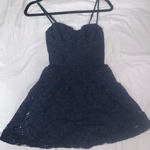 Abercrombie and Fitch navy blue mini dress
